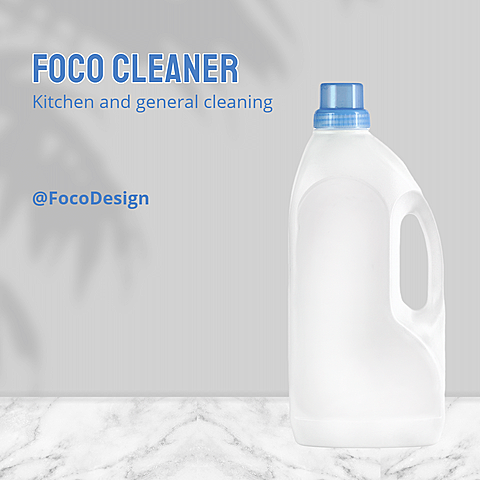 Simple Kitchen Cleaner Display Ecommerce Product Image