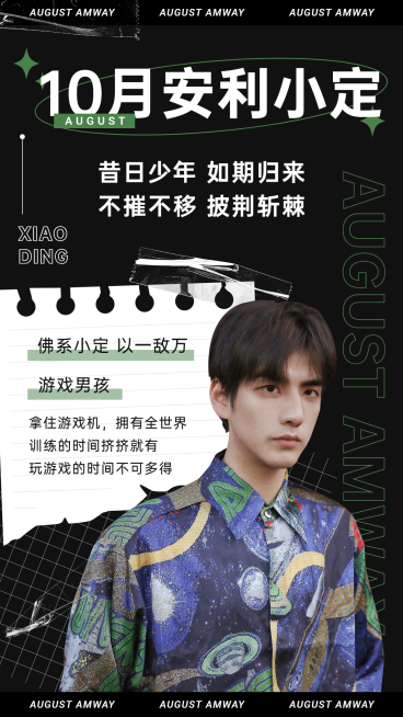趣味吃瓜杂志风明星宣传海报预览效果