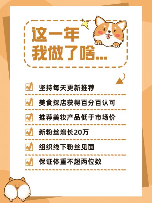 元旦年终总结愿望清单小红书配图预览效果