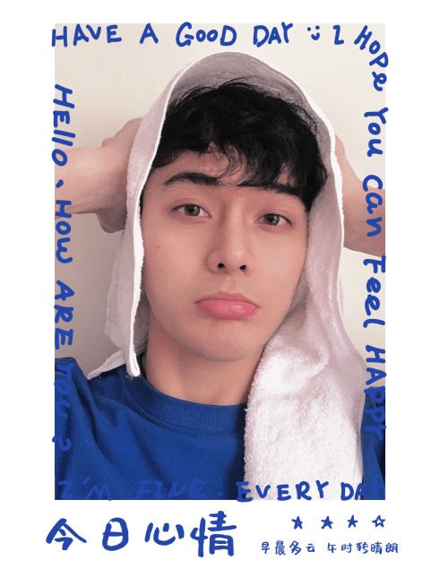 人物拍立得照片涂鸦生活晒照自拍模板5预览效果