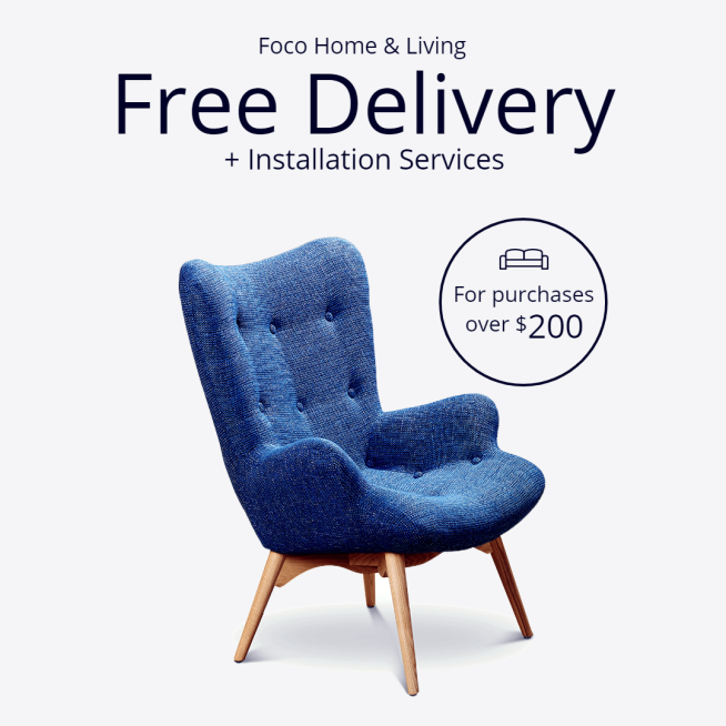 Minimalist Brazil Free Shipping Day Furniture Display Ecommerce Product Image预览效果