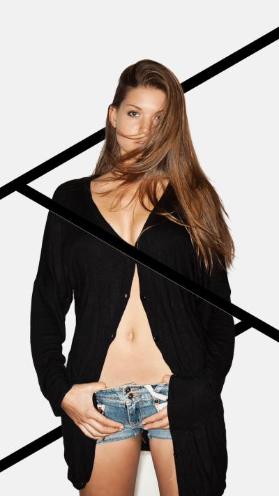 Minimalist Line Element Cool Woman Personal Show Instagram Story