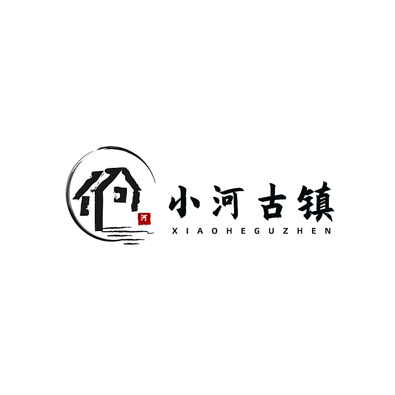 景区景点品牌宣传中国风LOGO微信头像