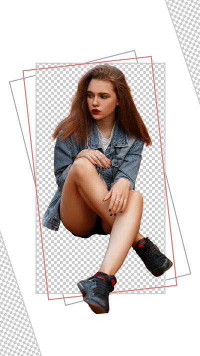 Creative Style Rectangle Element Woman Personal Show Instagram Story