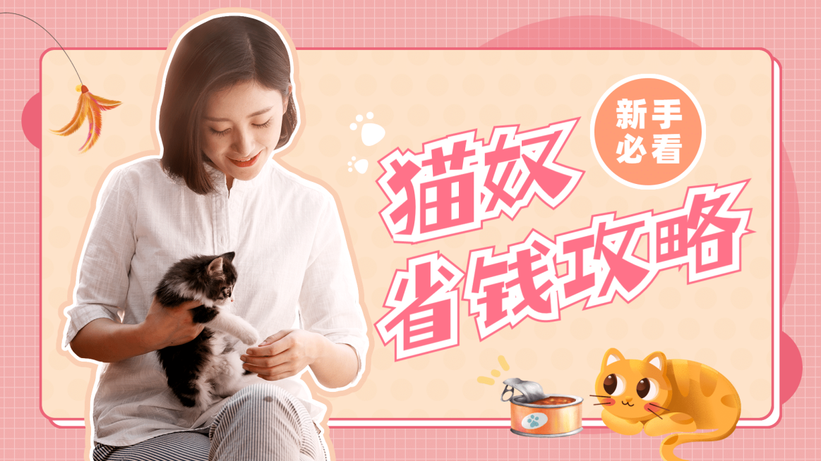 可爱简约宠物萌宠横版视频封面预览效果