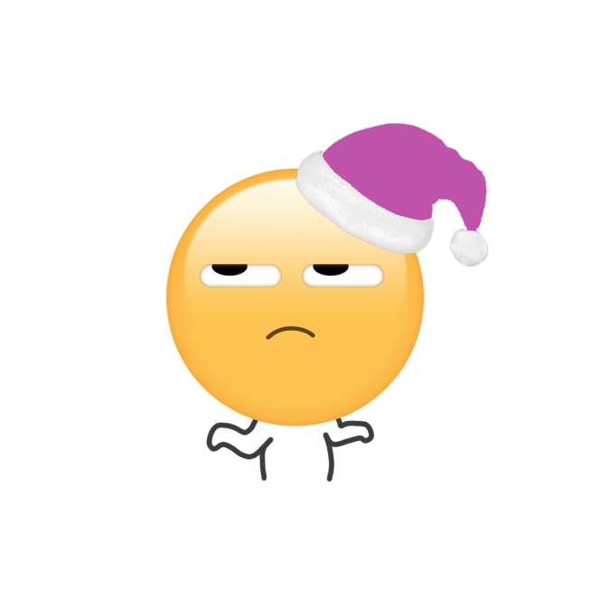 圣诞emoj紫色圣诞创意头像预览效果