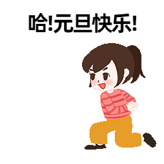 元旦快乐祝福动态表情包预览效果