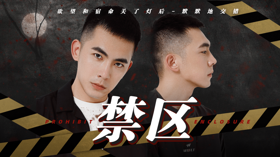 暗黑风CP拉郎配横版视频封面明星应援预览效果