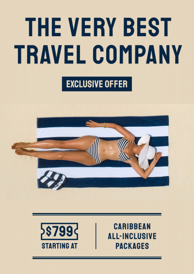 Travel Company Service Introduction Propaganda Poster