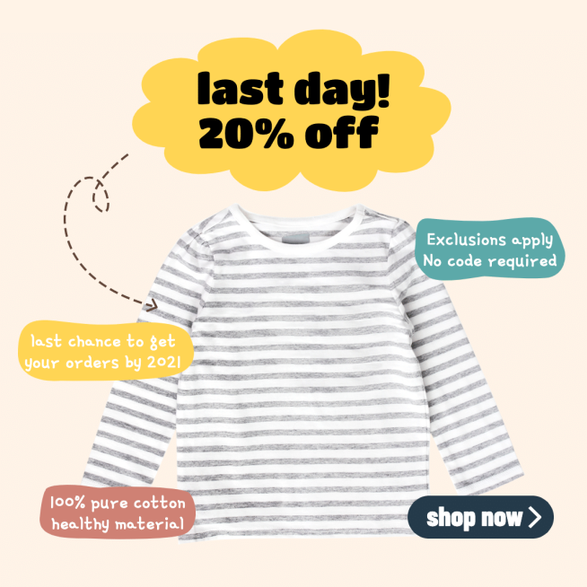 Simple Childrens Clothes Discount Ecommerce Product Image预览效果