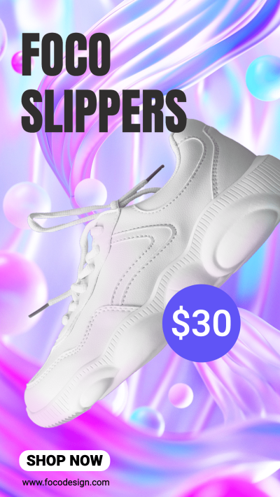 Fashion Sport Shoes Display Ecommerce Story