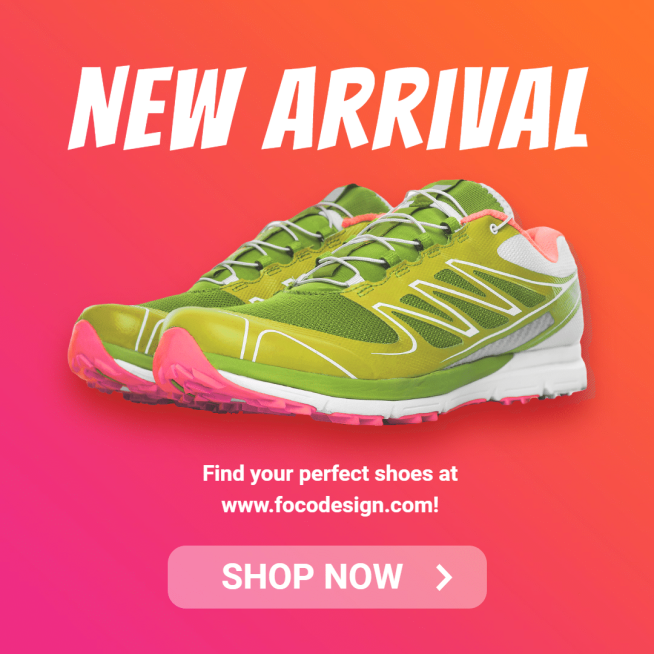 Simple Style Sport Shoes New Arrival Ecommerce Product Image预览效果
