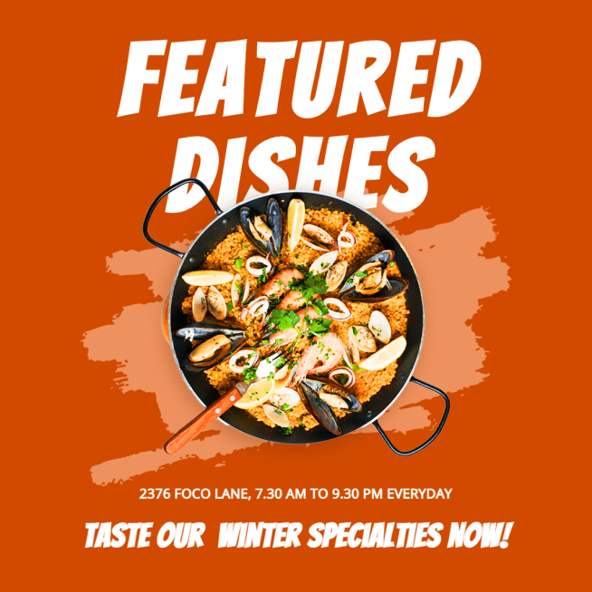 Food Winter Specialties Ecommerce Product Image预览效果