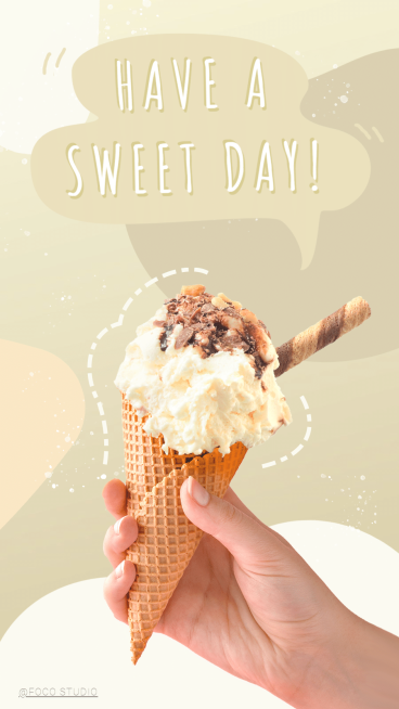 Fresh Style Ice Cream Display Ecommerce Story预览效果