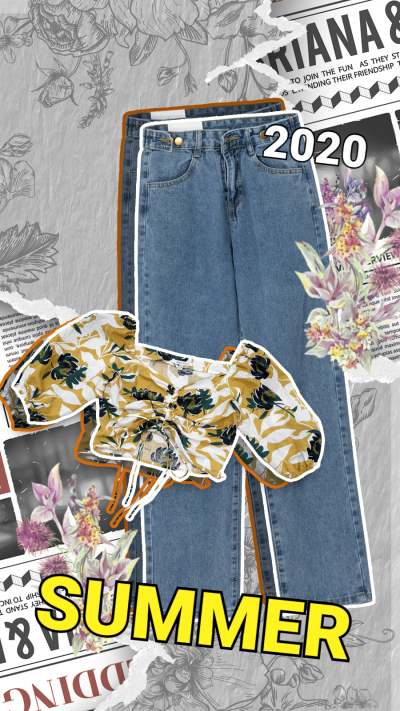 Fashion Style Women's Wear Summer New Arrival Ecommerce Story