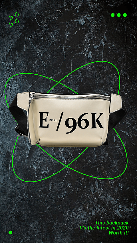 Creative Style Bags Display Ecommerce Story