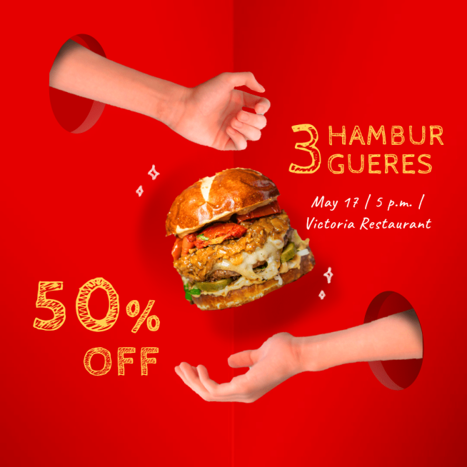 Handwritting Text Creative Burger Promotion Ecommerce Story预览效果