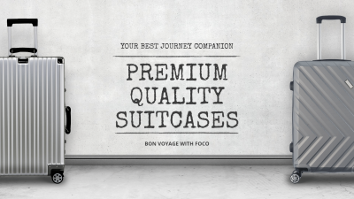 Literary Luggage Promotion Ecommerce Banner