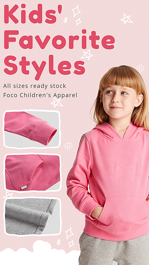 Cute Kiddy Wear Display Ecommerce Strory