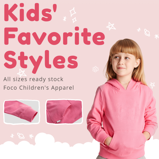 Cute Kiddy Wear Display Sale Ecommerce Product Image预览效果