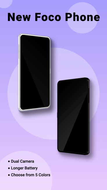 Purplr Circle Element Fashion Smart Phones New Arrival Ecommerce Product Image预览效果