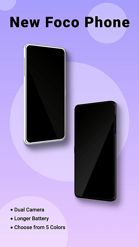 Purplr Circle Element Fashion Smart Phones New Arrival Ecommerce Product Image