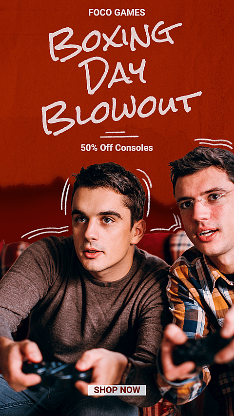 Video Game Boxing Day Promotion