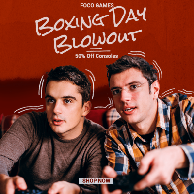 Boxing Day Poster Simple Fashion Style Ecommerce Product