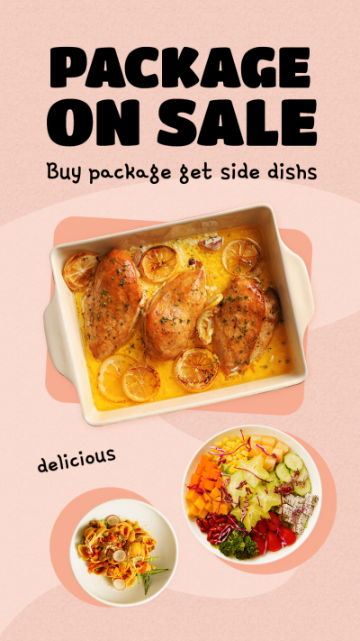 Simple Fresh Delicacy Package Sale Instagram Story