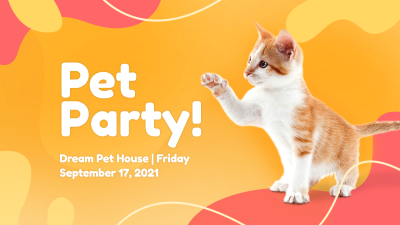 Pet Party Facebook Event Cover