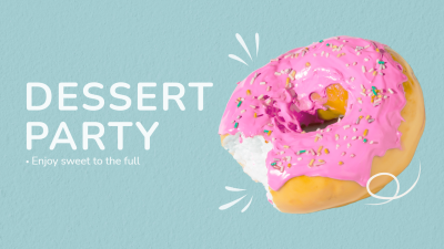 Dessert Party Facebook Event Cover