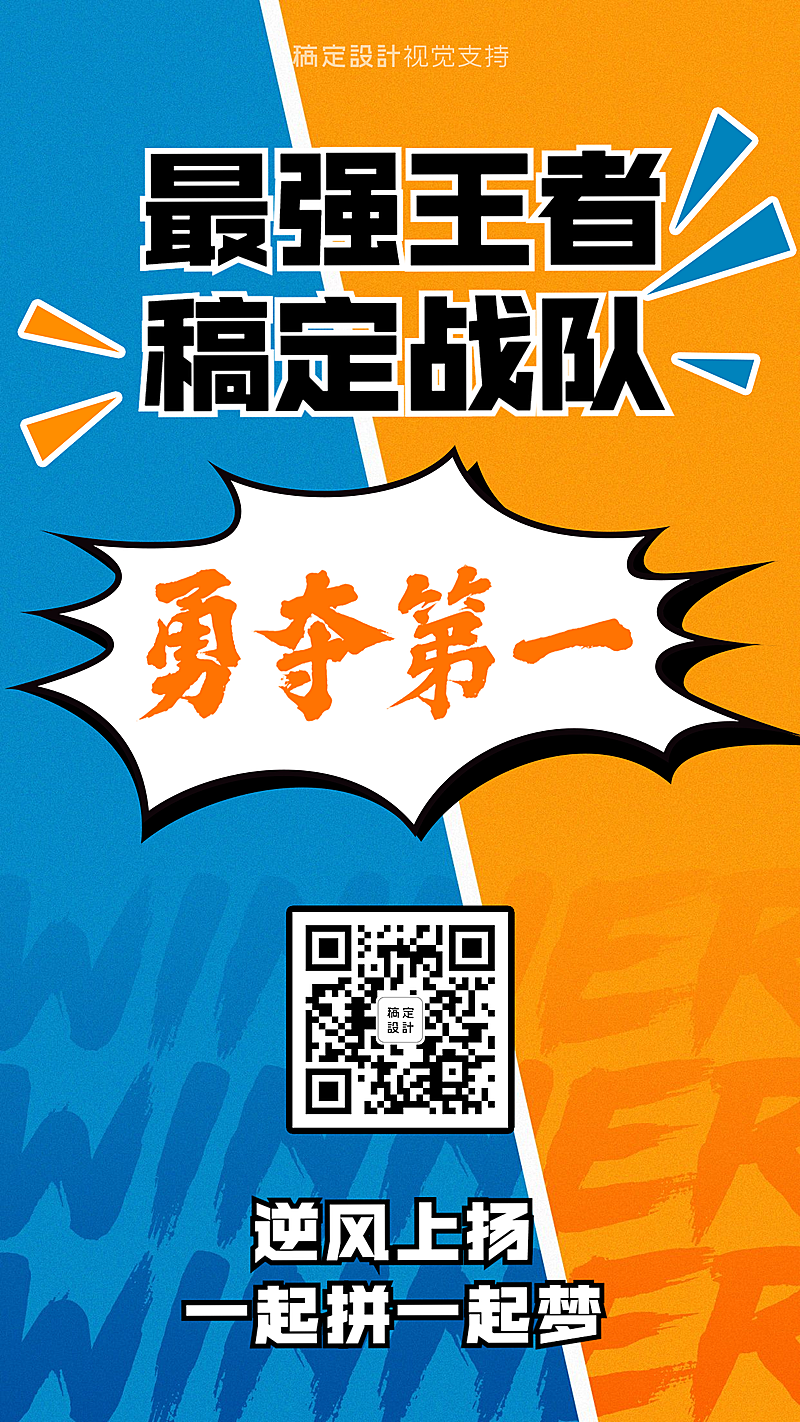 喜报团队勇夺第一正能量