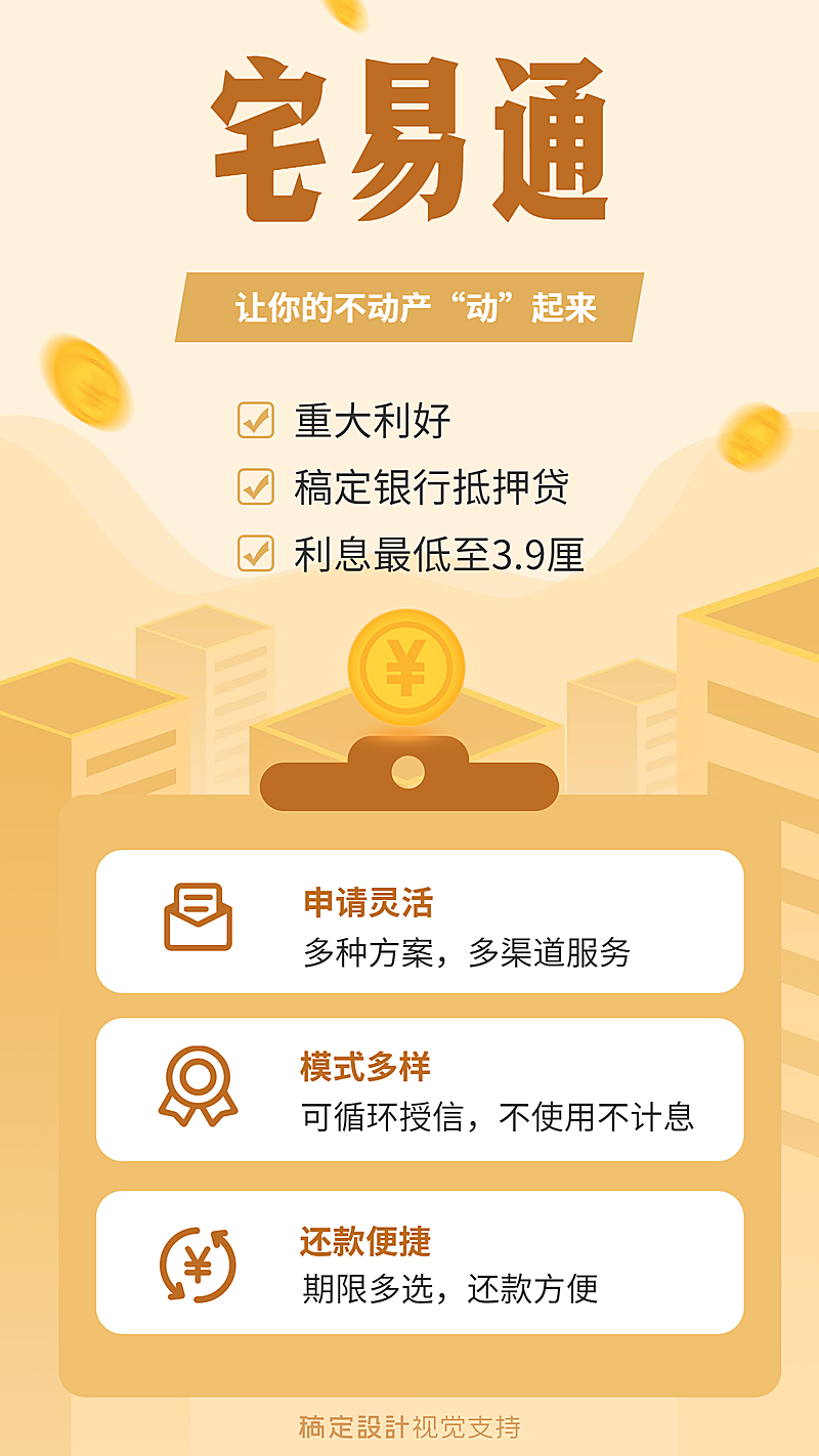 金融保险产品宣传海报