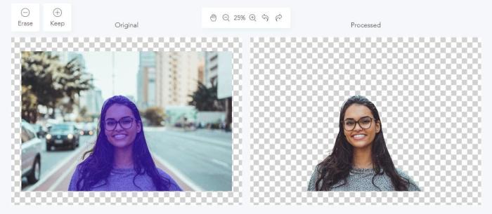 use airmore to remove image background