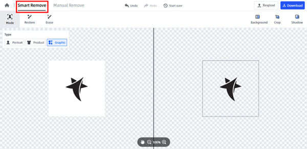 create a transparent logo automatically by FocoClipping