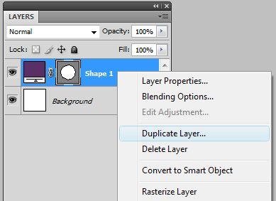 click the duplicate image layer