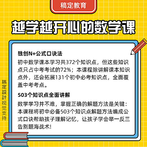 中小学/干货知识分享科普/方形海报