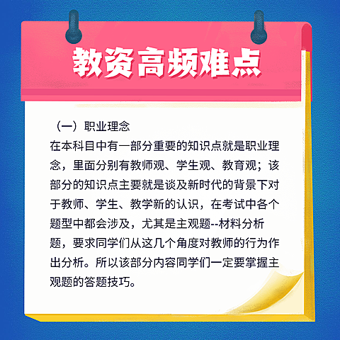 难点/干货知识科普/方形海报