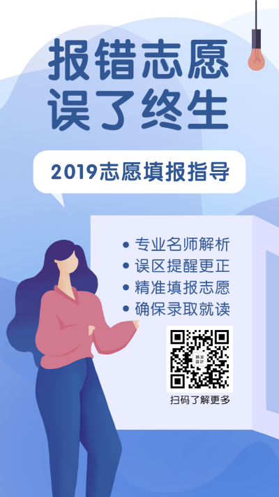 志愿填报/教育手机海报