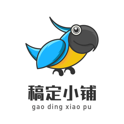 店标卡通手绘头像Logo