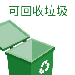 可回收垃圾分类动态表情包配图预览效果