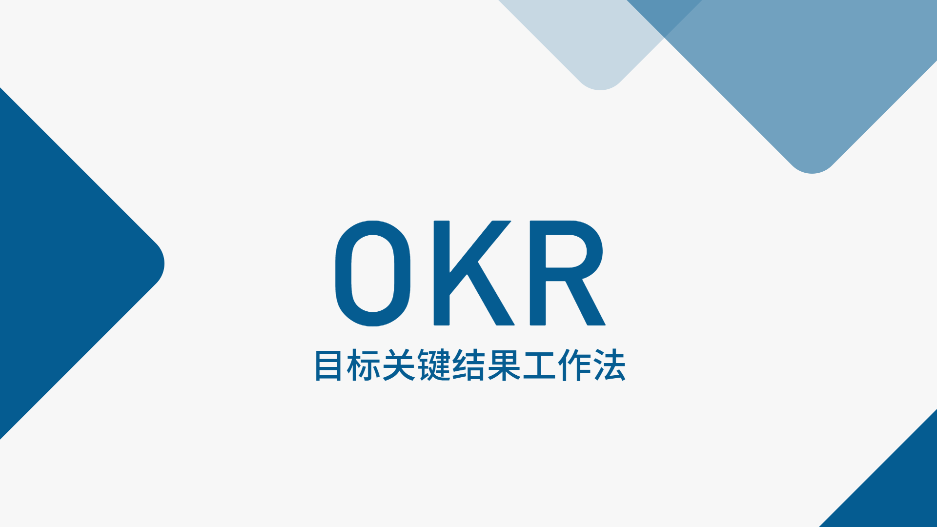 商务OKR绩效考核PPT模板