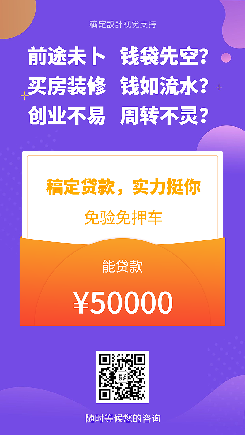 金融保险贷款创意文案海报
