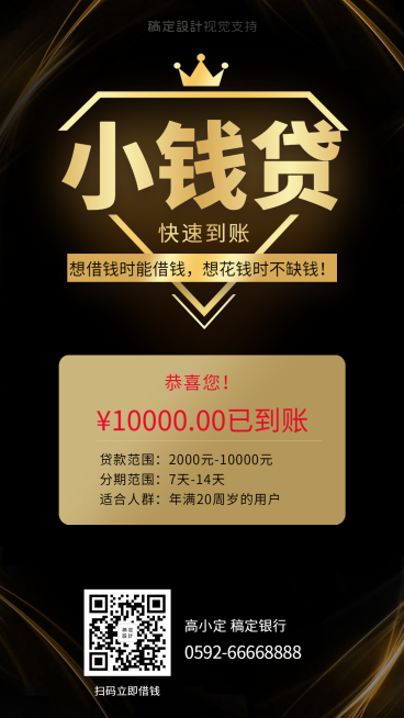 金融保险贷款介绍海报预览效果