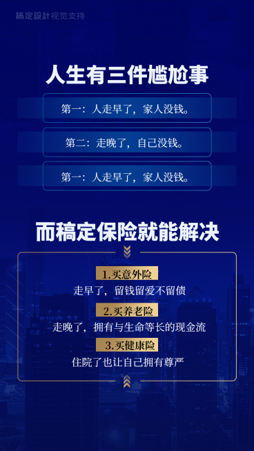 金融保险理念宣传海报预览效果