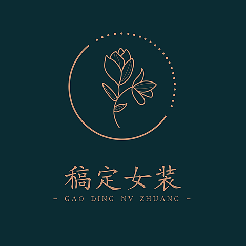 女装复古文艺头像logo