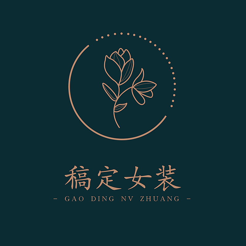 女装复古文艺头像logo