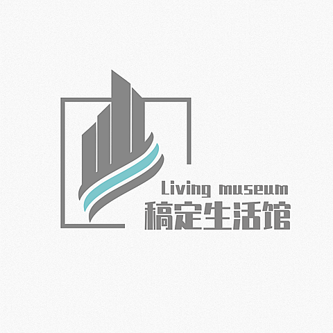 生活馆店标创意商务头像logo