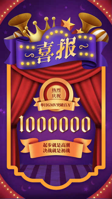 喜报战报/传统喜庆/手机海报预览效果