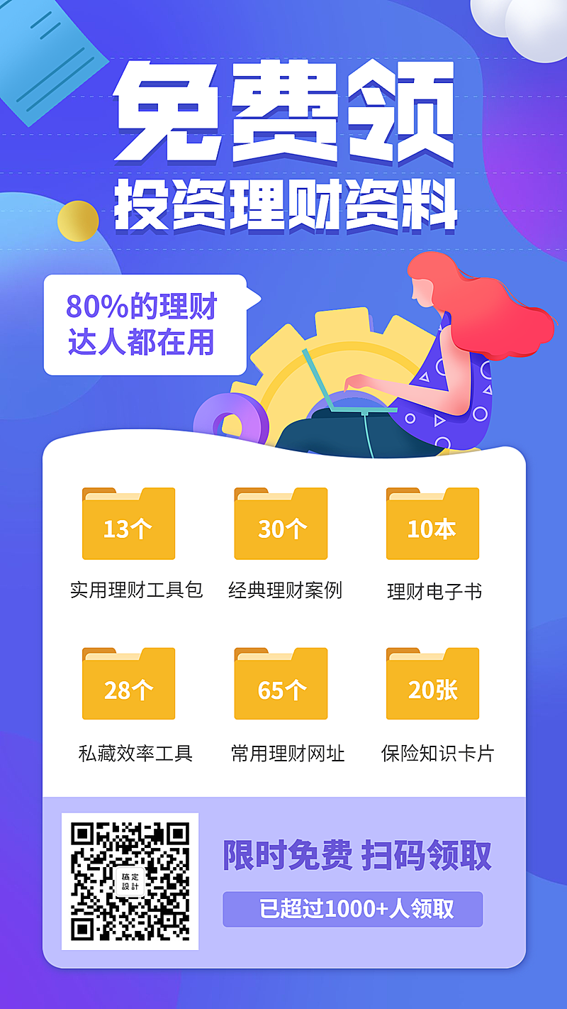免费领投资理财资料手机海报